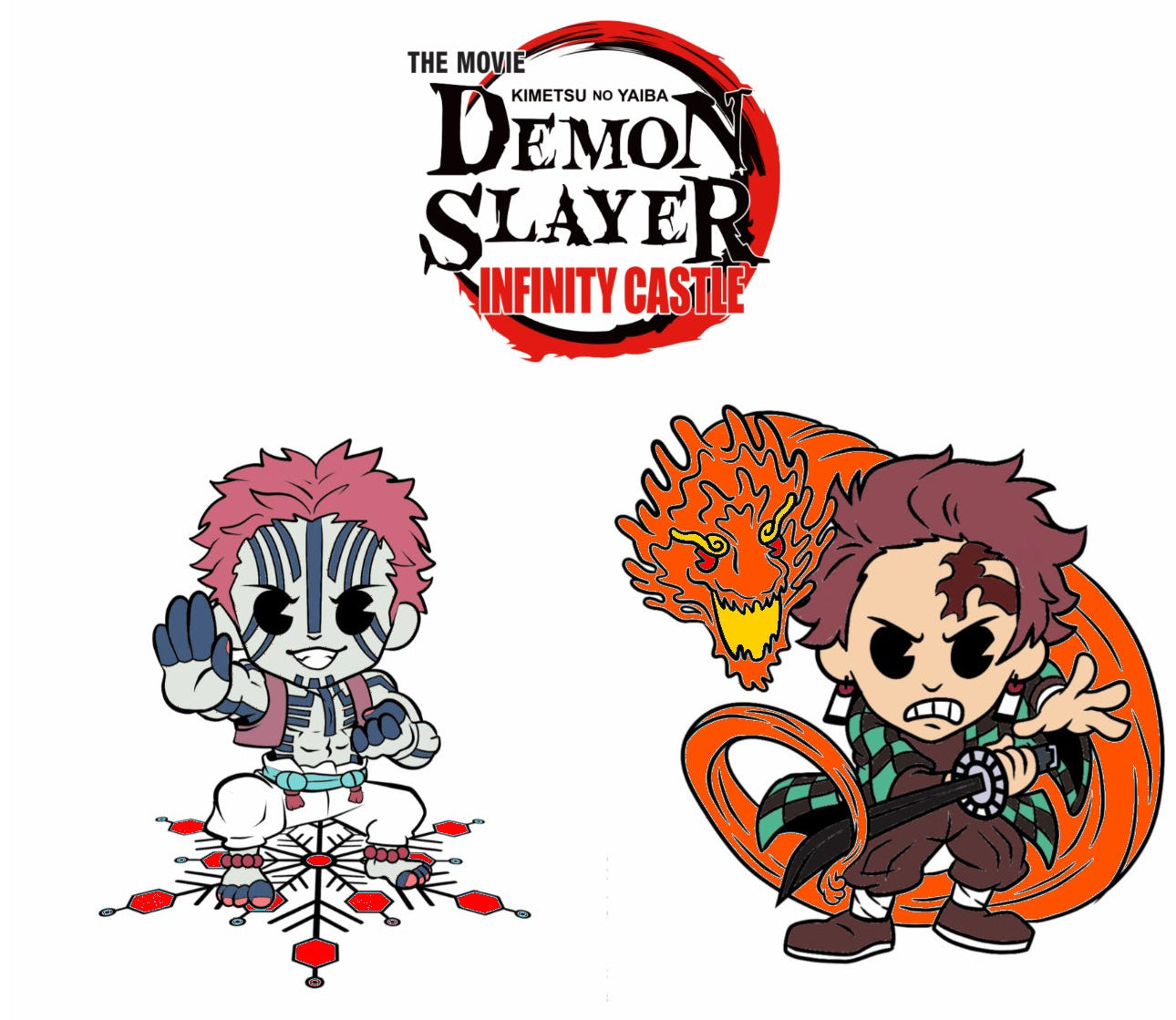 "Tanjiro & akaza set ❄️🔥