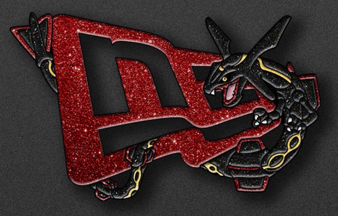 RAYQUAZA SHINY FULL GLITTER NE WINDOW