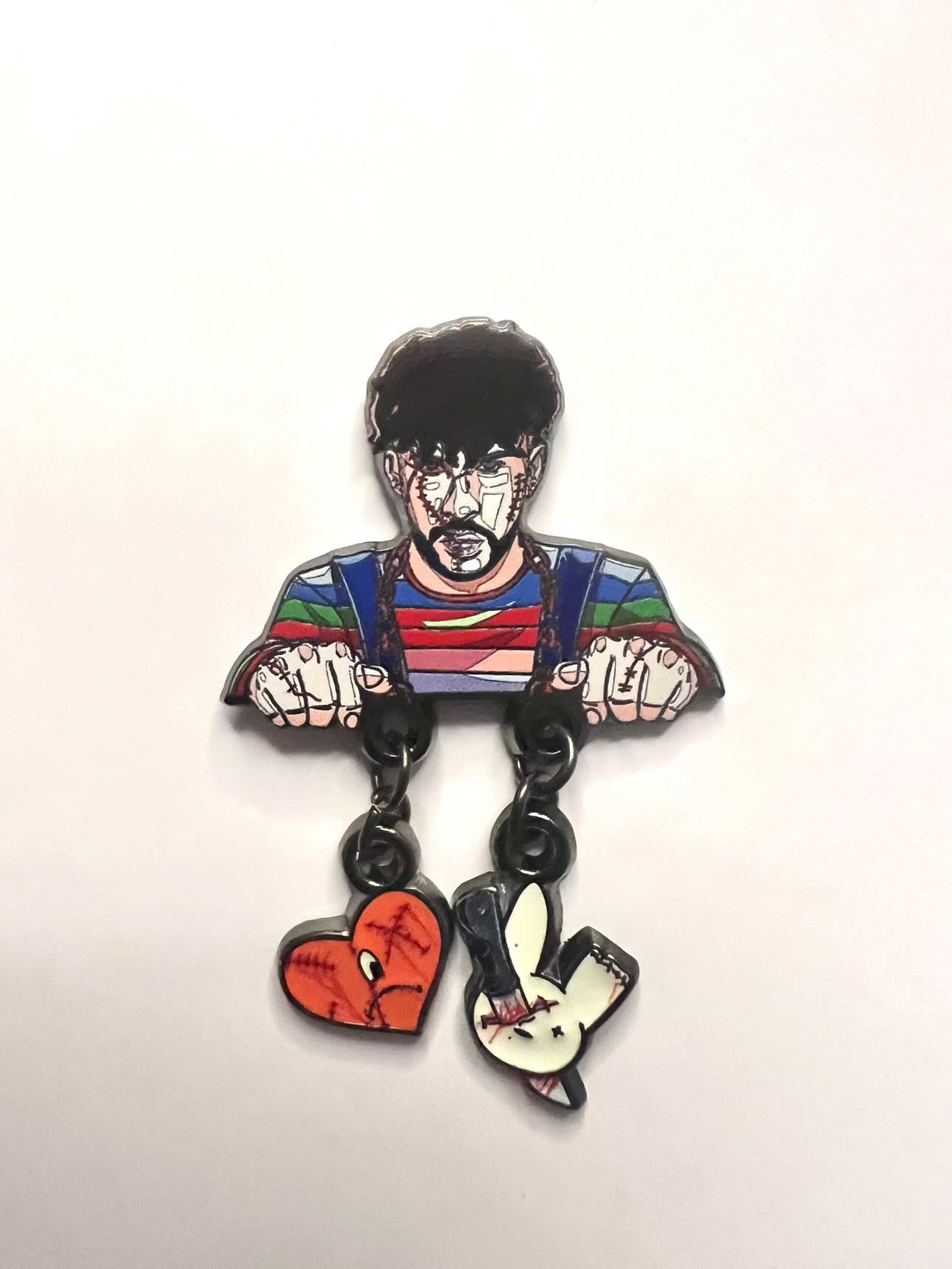 Bad bunny peeker Halloween edition(gitd)